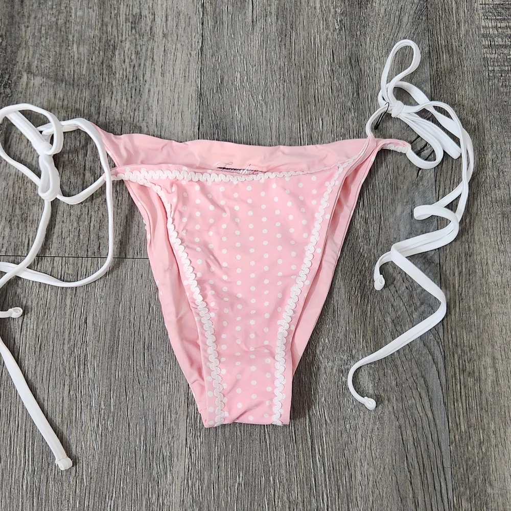 New!Frankie's Bikinis Mackenzie Cheeky String‎ Bikini Bottom